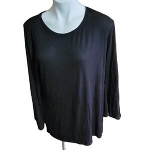 Old Navy Semi Fitted Long sleeve Ribbed tee Black Size XL